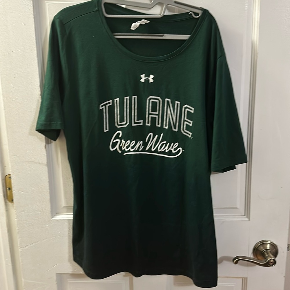 Tulane under armour top